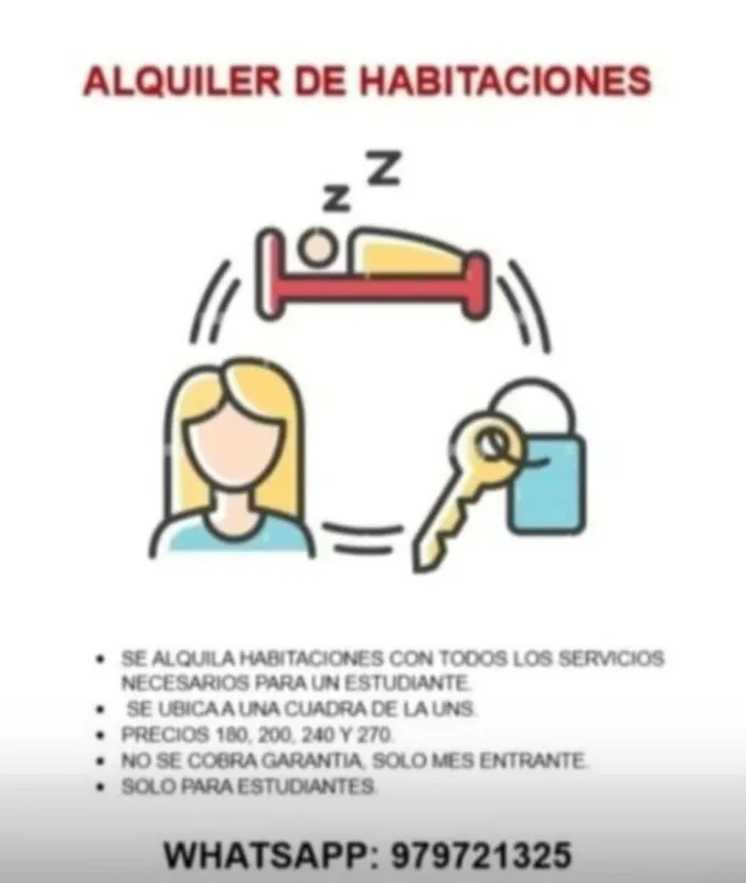 Alquiler de Habitaciones - UNS