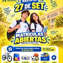 Colegio Adventista El Santa en Nuevo Chimbote: matrículas 2027, nuevo turno 6:30 p.m., alumnos, uniforme y pack de bienvenida