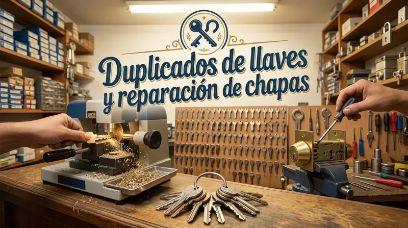 Duplicados de llaves y reparación de chapas