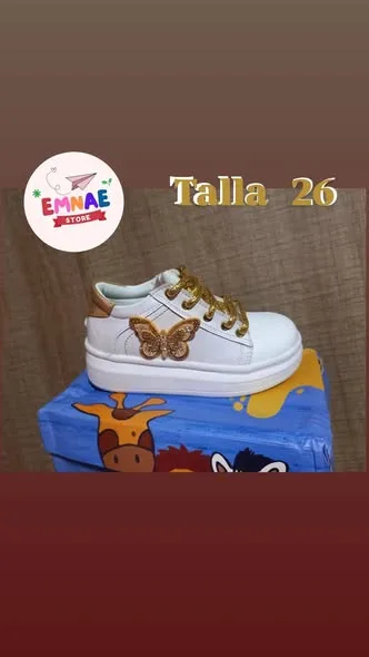 Zapatillas y zapatos por tallas de EMMAE Store: calzado para niños y adultos con entrega en Chimbote y Nuevo Chimbote