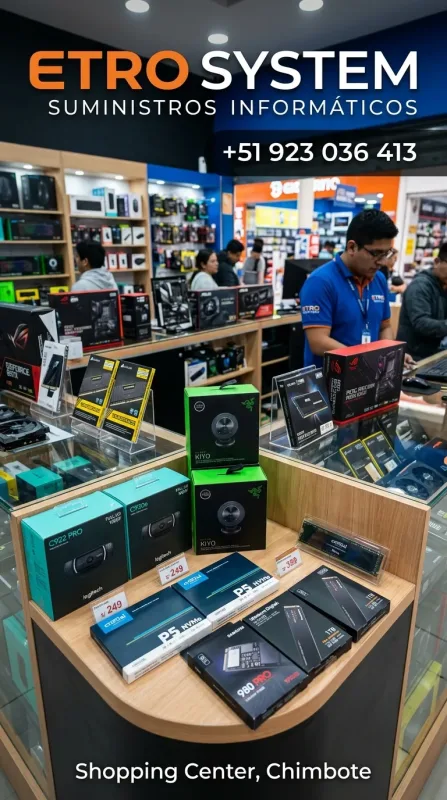 ETRO SYSTEM — Reparación de Computadoras, Laptops y Cámaras de Seguridad