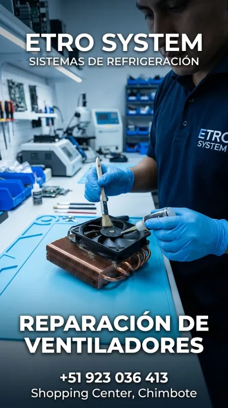 ETRO SYSTEM: reparación de computadoras, laptops, servidores y cámaras de seguridad en el Shopping Center de Chimbote (WhatsApp 923 036 413)