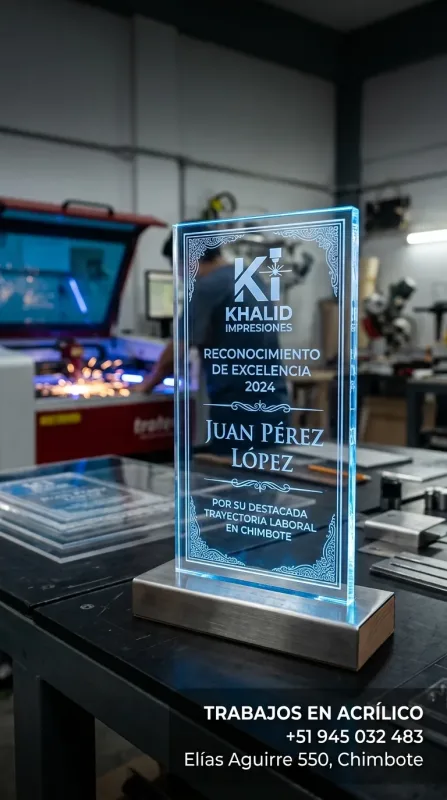 Khalid Impresiones: impresiones gráficas, letreros, corte láser, sublimados y recordatorios para fiestas en Chimbote (WhatsApp 945 032 483)