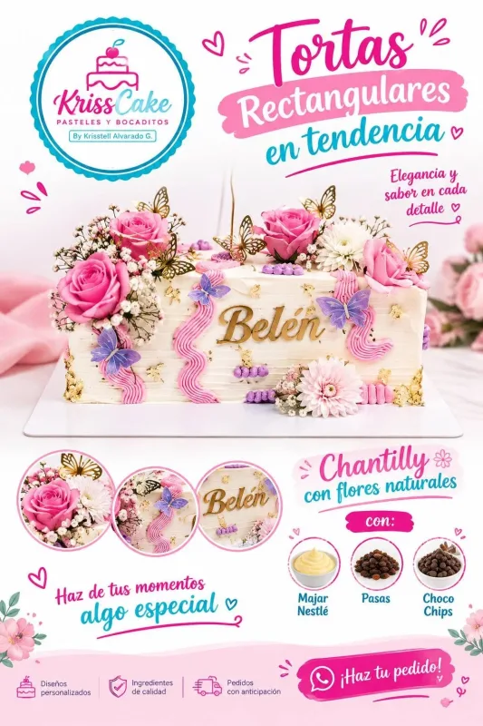 Tortas de chantilly KrissCake