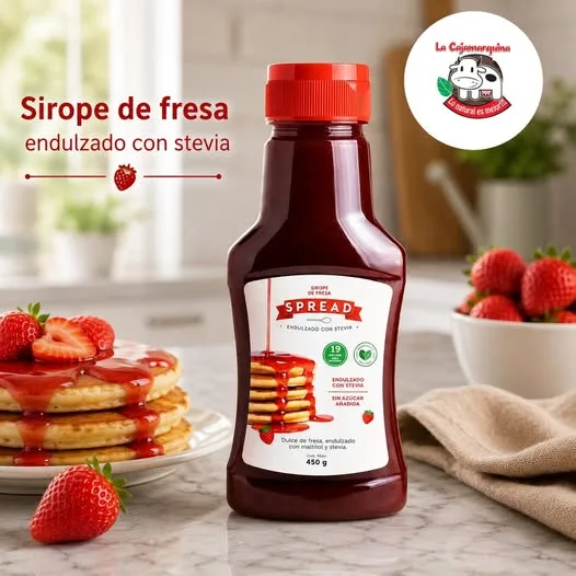 Tienda de productos naturales, orgánicos, keto y sin azúcar añadida en Chimbote: gelatina de flor de Jamaica, sirope de fresa con stevia, miel de abeja, chocolate 70% cacao, alfajores y brownies proteicos, muffins keto y barras con cacao