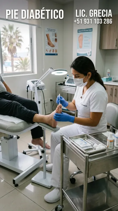 Licenciada Grecia: podología y enfermería a domicilio en Chimbote, Nuevo Chimbote, Santa y Coishco (WhatsApp 931 103 286)