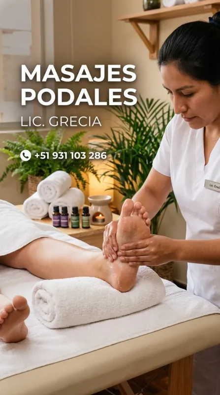 Licenciada Grecia: podología y enfermería a domicilio en Chimbote, Nuevo Chimbote, Santa y Coishco (WhatsApp 931 103 286)