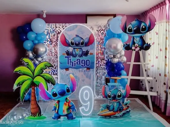 Decoraciones temáticas de fiesta en Chimbote y Nuevo Chimbote: Minnie Mouse, bautizo, safari, Toy Story y Stitch con globos, paneles y letreros