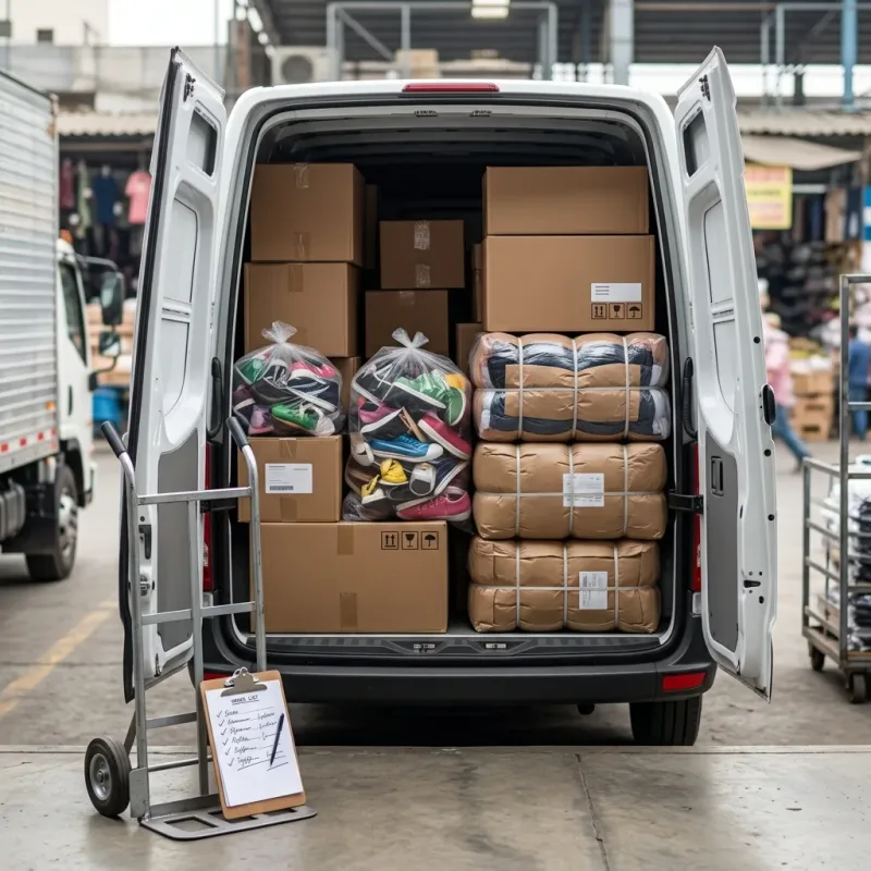 Flete de mercadería para negocios (calzado, ropa y más)