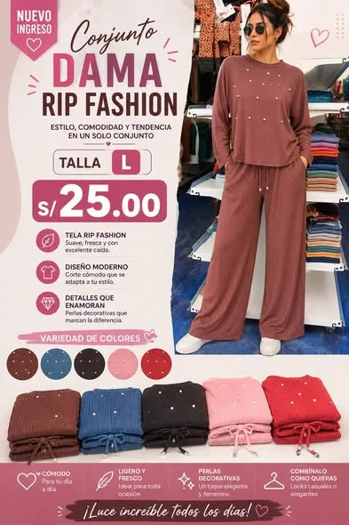 Tienda de ropa y bazar en Nuevo Chimbote: polos, pijamas, brasieres, vestidos, ropa de nina, manta calaminada y articulos de hogar a precios bajos