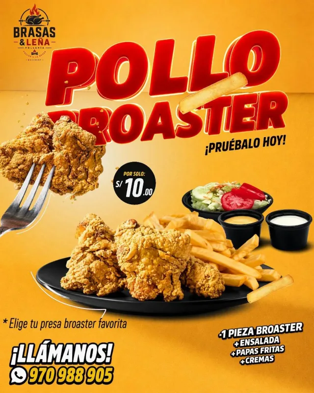 Pollo a la brasa, lomos, chaufas, parrillas, alitas y salchipapas en Huarmey