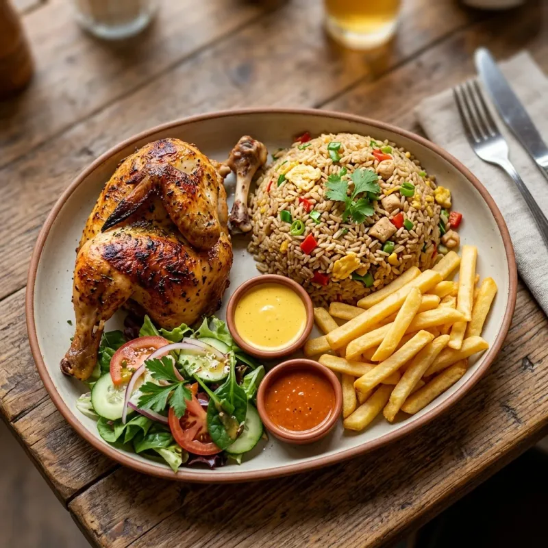 Combo Mostro (1/4 Pollo + Chaufa)