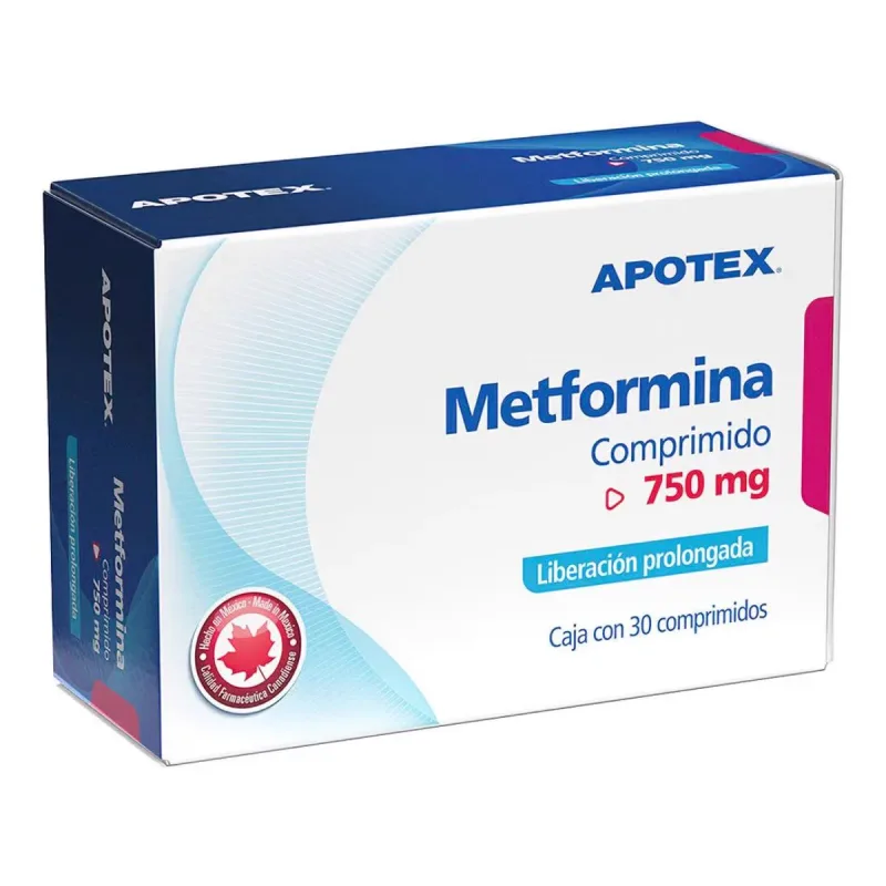 Metformina 850mg tabletas caja x 30 unidades