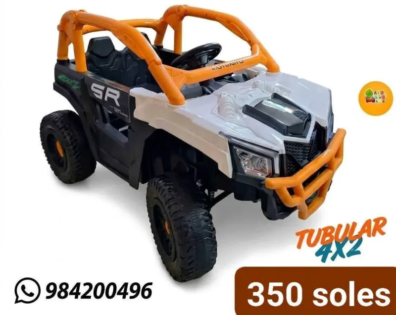 Camas saltarinas y carritos eléctricos infantiles