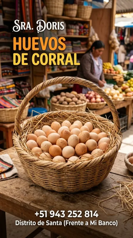 Sra. Doris — Huevos, Frutas, Ropa y Arreglos Florales